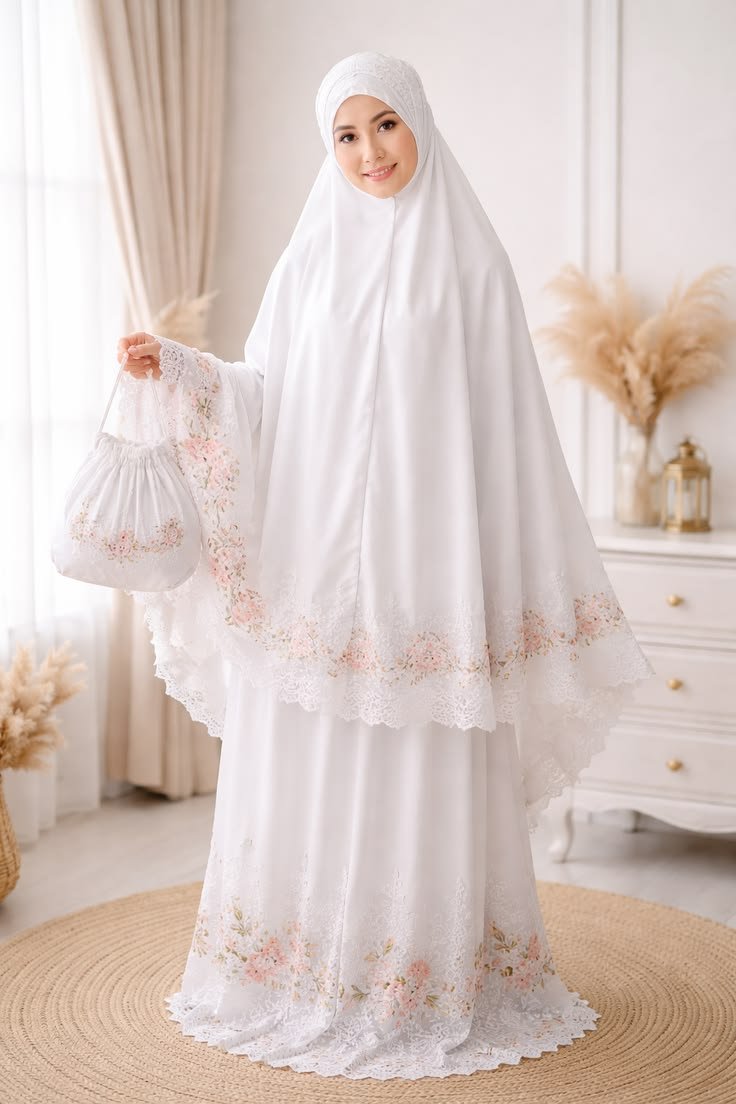 Mukena Ayla warna putih